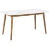 Lillesand Matbord 150x80 cm Vit/Ek