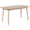 Lillesand Matbord 150x80 cm Vitpigmenterad Ek