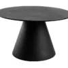 Liora Sidobord 59 cm Rund Svart / Grå Keramik