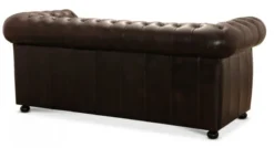 Liverpool Chesterfield soffa 3-sits Brun