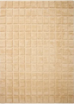 Loha Spårbar Matta Ljusbeige