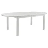Lomma Matbord Elipse 220-280x110 cm Light Grey