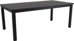 Lomma Matbord 100x194-312 cm Svart