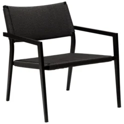 Loop Loungefåtölj Black