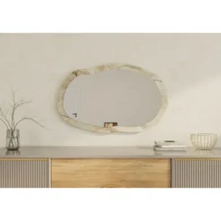 Lossa W (52 x 86 x 2,2 cm) Efesos-marmor Spegel