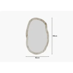 Lossa W (52 x 86 x 2,2 cm) Efesos-marmor Spegel