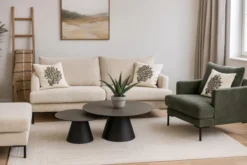 Luciana 3-sits Soffa Lincoln Creme