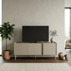 Lucile TV-bänk Sandsten / Natur ek