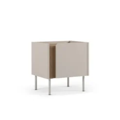 Lucile (45,5 x 47,8 x 35 cm) Nattduksbord Naturlig ek sandsten