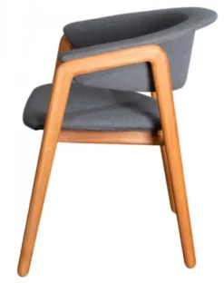 Luna Stol Grå/Teak