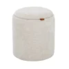 Lykke Puff Trähandtag Beige
