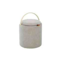 Lykke Puff Trähandtag Grå/brun