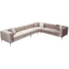 Lyon Beige Hörnsoffa