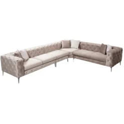 Lyon Beige Hörnsoffa