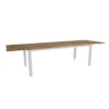 Lyon Utebord 100x224-304 cm Light Grey / Teak
