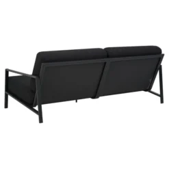 Lyra 2,5-sits Soffa 193x99 cm Svart/Teddy Black