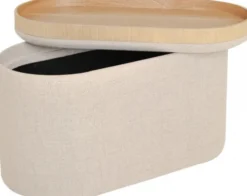 Maiko Sittpuff/Sidobord Beige