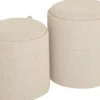 Maiko Sittpuff/Sidobord 2-pack Beige