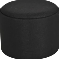 Maiko Sittpuff/Sidobord Rund Svart