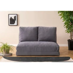 Malabo (32 x 127 x 120 cm) 2-sits bäddsoffa Grå