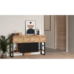 Malena Console Wide (138,8 x 83,6 x 43,3 cm) Atlantisk furu Konsol