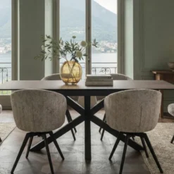 Maribo Karmstol Juto tyg Beige