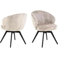 Maribo Karmstol Juto tyg Beige