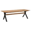 Mark Matbord 230x95 cm Teak/Svart