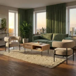 Matteo 3-sits soffa Symphony Sage