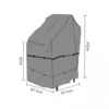 Möbelskydd För Stapelstolar 67x67x80/110 cm Andas