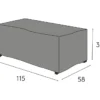 Möbelskydd Oxelunda Utebord Svart
