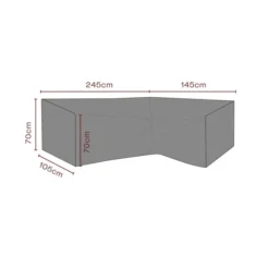 Möbelskydd till HörnSoffa Andas 145/245x105x70 cm