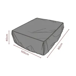 Möbelskydd till Ottoman 82x105x40 cm