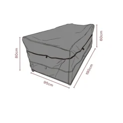 Möbelskydd till Soffa Svart 190x80x95 cm Andas