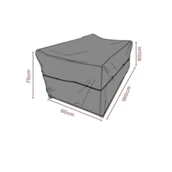 Möbelskydd till Soffa Svart 160x80x75 cm Andas