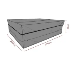 Möbelskydd till Soffgrupp 270x200x80 cm