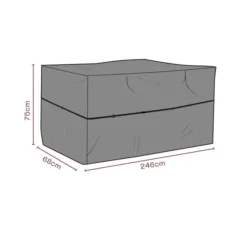 Möbelskydd till Utekök 246x68x75 cm