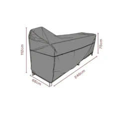 Möbelskydd till Utekök 246x68x75/112 cm