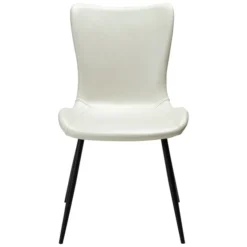 Medusa Stol Bone White Art.Leather, Black