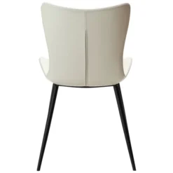 Medusa Stol Bone White Art.Leather, Black