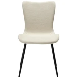 Medusa Stol Simply Beige Bouclé, Black