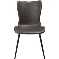 Medusa Stol Vintage Grey Art.Leather, Black