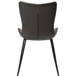 Medusa Stol Vintage Grey Art.Leather, Black