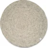 Merino Rund Matta Naturbeige