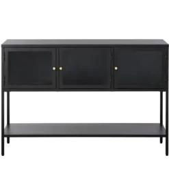 Milano Sideboard höga ben Svart