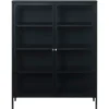 Milano Skåp 140 cm svart