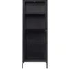 Milano Skåp 160 cm svart Glas