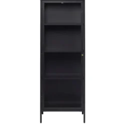 Milano Skåp 160 cm svart Glas