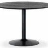 Miles Matbord Runt 110 cm Svart Ask / Svart