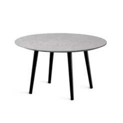 Miles Soffbord Ø 80 cm Runt Sandstenslaminat, Fyra träben